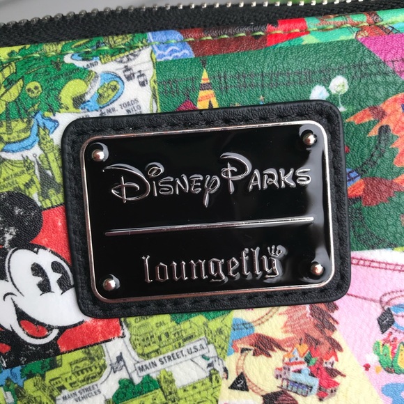 Disney Parks Collage Loungefly Wallet 🏰 - Picture 8 of 16